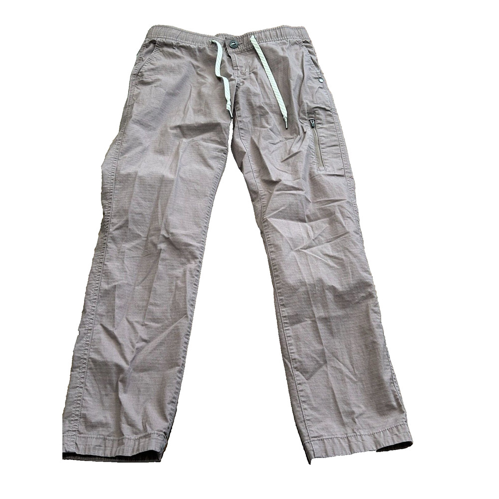 Vuori Women's‎ Purple Zipper Pocket Drawstring On Waist Ripstop Pants Size Small